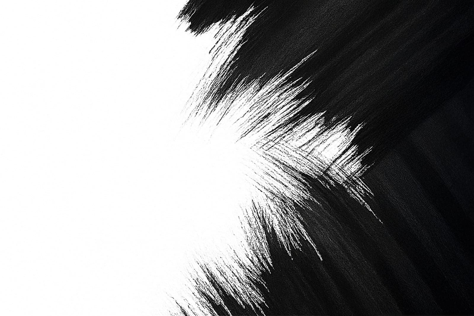 Decorative brush stroke