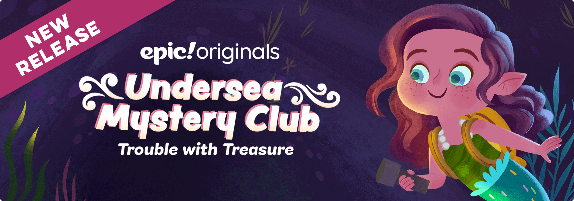 Banner takeover example - Undersea Mystery Club